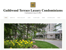 Tablet Screenshot of guildwoodterrace.com